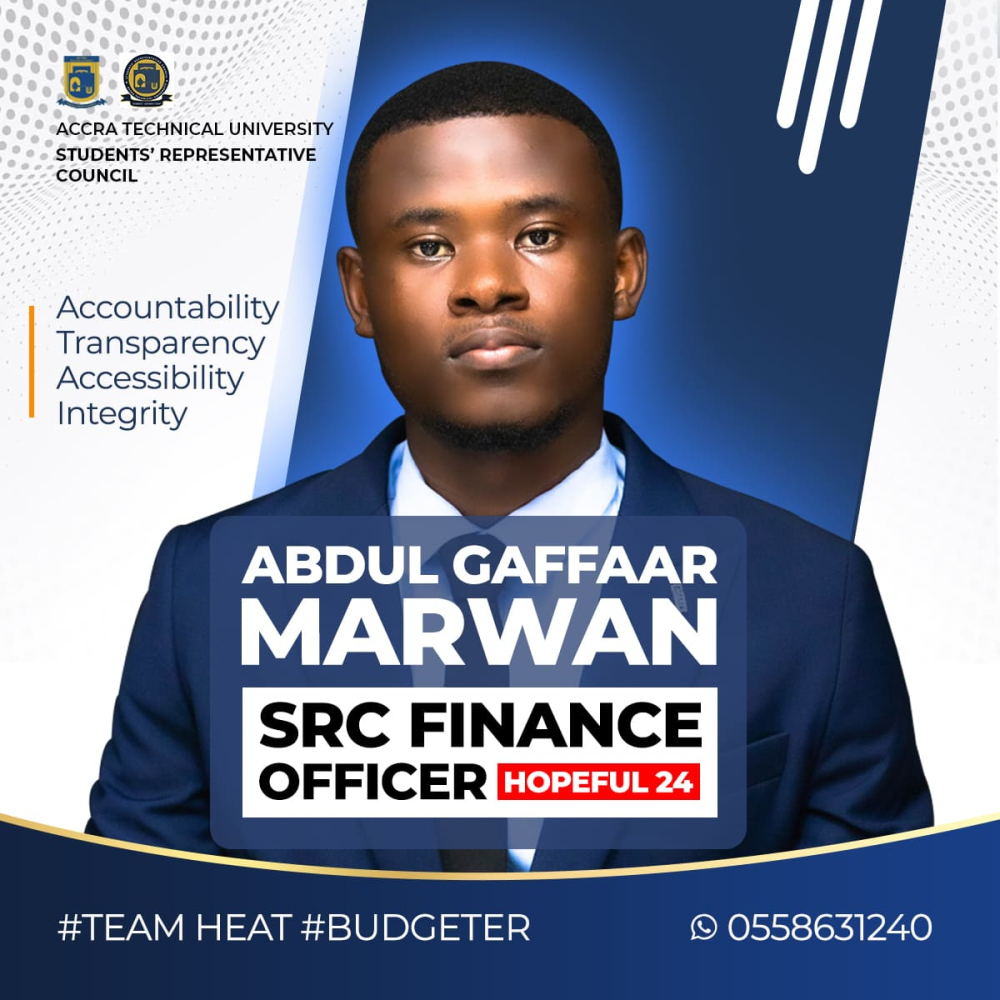 ABDUL-GAFFAAR-MARWAN-SRC-Finance-officer-hopeful-Team-Heat-Budgeter